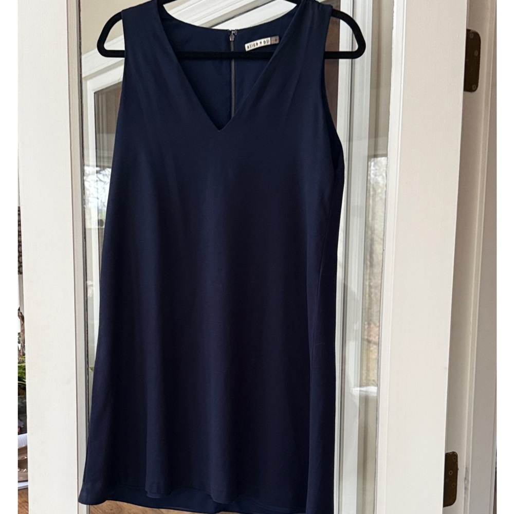 Alice + Olivia Dark Navy Shift Dress